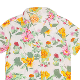 Womens Shirt Orange Floral XS