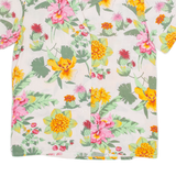 Womens Shirt Orange Floral XS