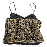 Womens Camisole Top Gold Sleeveless XXS