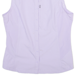 Womens Shirt Top Purple Sleeveless XS