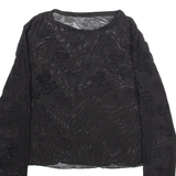 Womens Top Black Long Sleeve XXS