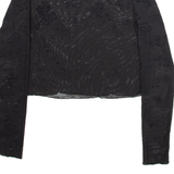 Womens Top Black Long Sleeve XXS