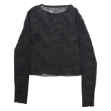 Womens Top Black Long Sleeve XXS