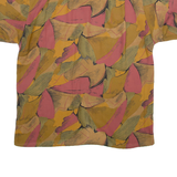 WEST POINT Womens Shirt Top Brown Crazy Pattern L