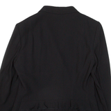 GEORGES RECH Womens Blazer Jacket Black Knit Wool M