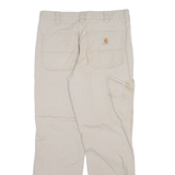 CARHARTT Mens Trousers Beige Relaxed Straight W32 L30