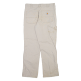 CARHARTT Mens Trousers Beige Relaxed Straight W32 L30