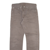 LEVI'S 513 Mens Trousers Grey Slim Straight W31 L30