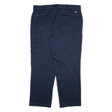 DICKIES 874 Workwear Mens Trousers Blue Regular Straight W40 L30