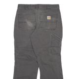 CARHARTT Mens Trousers Grey Relaxed Straight W32 L30