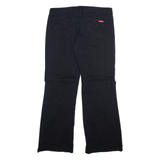 DICKIES Womens Trousers Black Regular Bootcut W32 L29