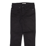 LEVI'S Womens Trousers Black Regular Straight W30 L29
