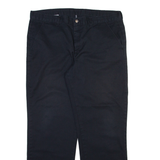 DICKIES Mens Trousers Black Regular Straight W38 L31