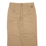 TIMBERLAND Mens Trousers Beige Relaxed Straight W34 L30