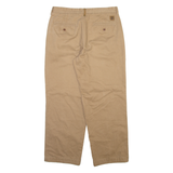 TIMBERLAND Mens Trousers Beige Relaxed Straight W34 L30