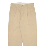 NAUTICA Mens Trousers Beige Relaxed Straight W32 L30