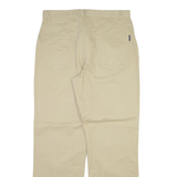 NAUTICA Mens Trousers Beige Regular Straight W34 L32