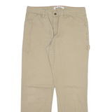 TOMMY HILFIGER Carpenter Womens Trousers Beige Regular Straight W32 L30