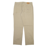 TOMMY HILFIGER Carpenter Womens Trousers Beige Regular Straight W32 L30