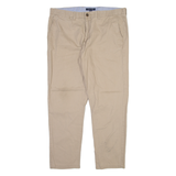 TOMMY HILFIGER Mens Trousers Beige Regular Straight W36 L28