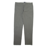 LEVI'S Mens Trousers Grey Regular Straight W33 L32