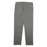 LEVI'S Mens Trousers Grey Regular Straight W33 L32