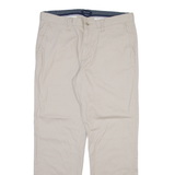NAUTICA Mens Trousers Beige Regular Straight W34 L30
