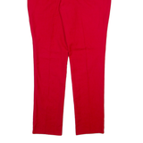 GUCCI Womens Trousers Red Slim Tapered Wool W32 L28