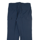 Mens Trousers Blue Regular Straight W34 L28