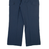 Mens Trousers Blue Regular Straight W34 L28