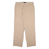 AUTHENTIC WEAR Mens Trousers Beige Regular Straight W35 L31