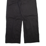 LEVI'S Womens Trousers Black Relaxed Straight W34 L30