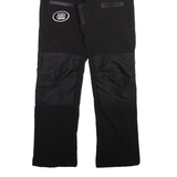 GRIZZLE Womens Trousers Black Regular Straight W31 L31