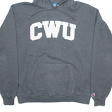 CHAMPION CWU Mens Grey Hoodie USA L