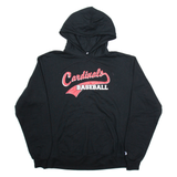 CHAMPION Cardinals Baseball Mens Black Hoodie USA L