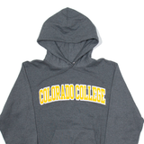 CHAMPION Colorado College Mens Grey Hoodie USA S
