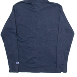 CHAMPION Womens Black Hoodie Full Zip S