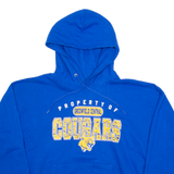 HANES Greenfield Central Cougars Mens Blue Hoodie USA L