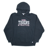 RUSSELL ATHLETIC Balmoral Tigers Mens Black Hoodie USA XL