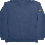 GILDAN Bulldogs Rugby Mens Blue Hoodie USA M