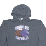 JERZEES Cougars Football Mens Grey Hoodie USA XL