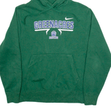 NIKE Greenacres Bruins Mens Green Hoodie USA S
