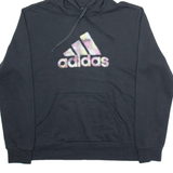 ADIDAS Womens Black Hoodie L