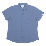 MAMMUT Womens Shirt Blue Gingham L