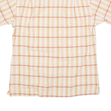 BOVY JEANS Mens Shirt Orange 90s Plaid XL