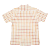 BOVY JEANS Mens Shirt Orange 90s Plaid XL