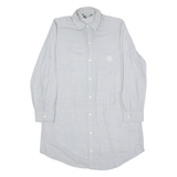 LAUREN RALPH LAUREN Womens Shirt Grey Houndstooth 3/4 Sleeve S