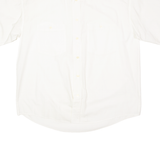 BASIC WEAR Mens Plain Shirt White 90s XL