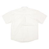 BASIC WEAR Mens Plain Shirt White 90s XL