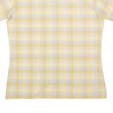 Mens Shirt Yellow 90s Plaid XL
